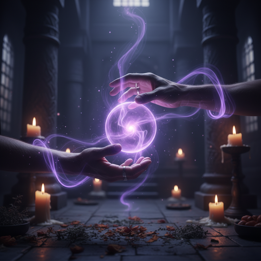 Reiki healing visual